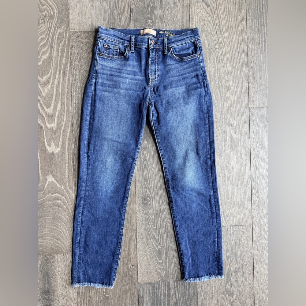 7 For All Mankind x b(air) Roxanne Ankle Jean Size 26